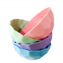bowl plástico pastel mediano 15 cm diámetro 7527