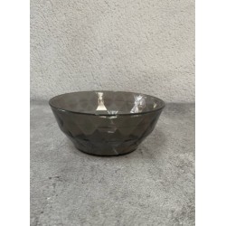 bowl plástico facetado chico negro 8573