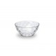 bowl plástico facetado chico transparente KE179