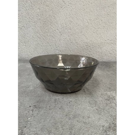bowl plástico chico facetado negro 8573