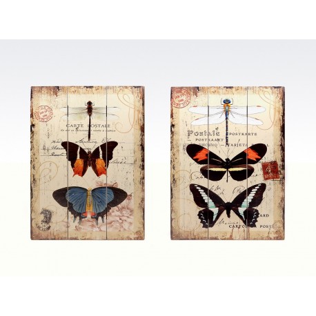 cuadro MDF 30x40 cm mariposas  1704379
